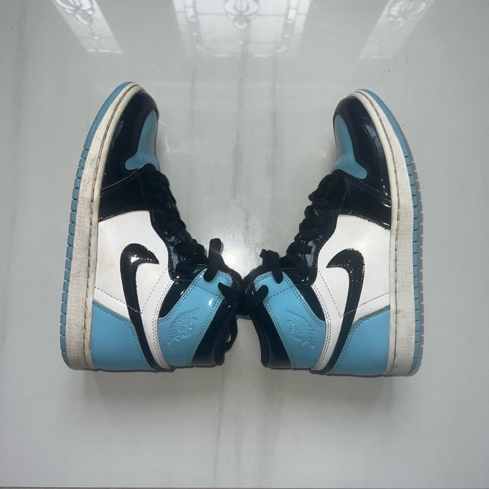 Nike Air Jordan 1 Retro High OG 'Blue Chill' Size 7 Good condition - Picture 3 of 7